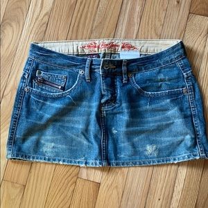 Denin skirt mini